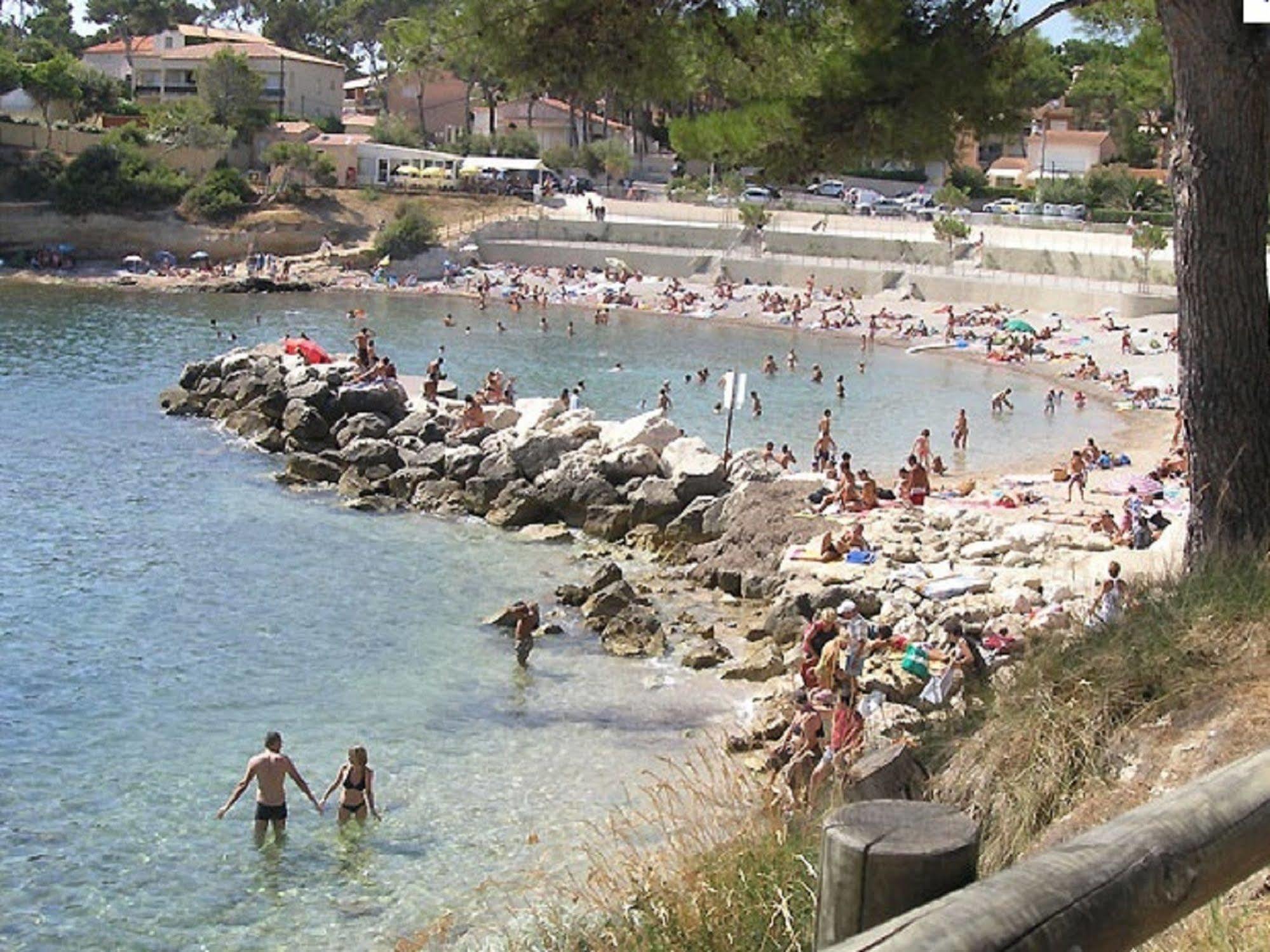 La Maisonnette De La Plage Du Rouet 卡里勒鲁埃 外观 照片